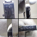Gucci Watch Rectangle 127.5 GG Sunray Silver Dial SS — view 7