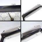Gucci Watch Rectangle 127.5 GG Sunray Silver Dial SS — view 6