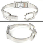 Gucci Watch Bangle Rectangular Black Dial Horsebit Class SS — view 3