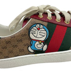 Gucci Sneakers 6.5 Ace Micro GG Sherry Brown Bordeaux Multi Doraemon Collaborati — view 8