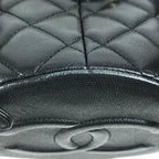 Chanel Backpack Quilted Chain Caviar Leather Black — view 6