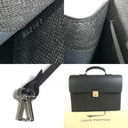 Louis Vuitton Business Bag Neo Robusto 3 Taiga Leather Ardoise Black — view 9