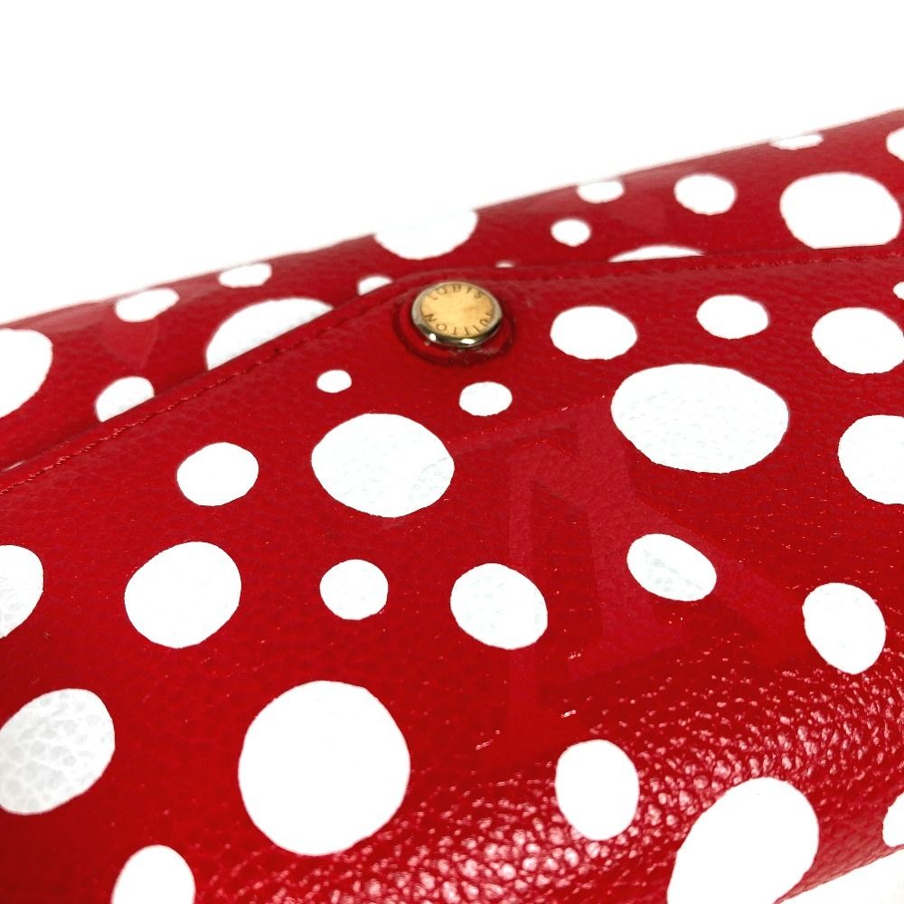 Louis Vuitton Wallet Portefeuille Sarah NM Leather Yayoi Kusama — view 7