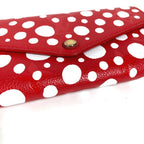 Louis Vuitton Wallet Portefeuille Sarah NM Leather Yayoi Kusama — view 4
