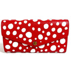 Louis Vuitton Wallet Portefeuille Sarah NM Leather Yayoi Kusama