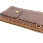 Celine Wallet Macadam Logo Denim Blue — view 3