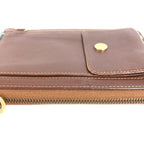 Celine Wallet Macadam Logo Denim Blue — view 6