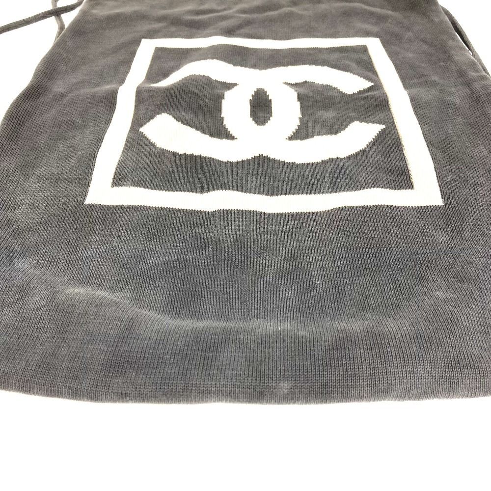 Chanel Backpack CC Logo Cotton Black — view 2