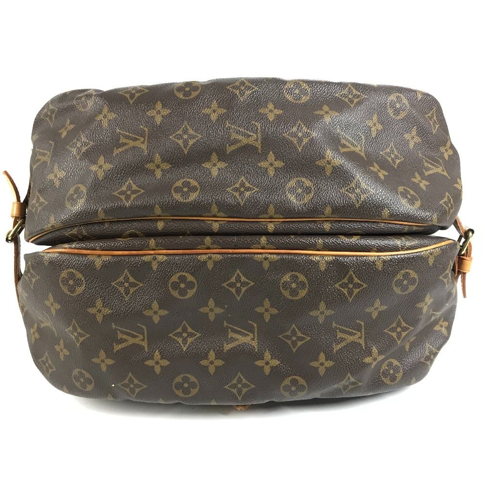 Louis Vuitton Shoulder Bag Saumur 35 Monogram Canvas Brown — view 5
