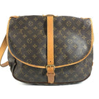 Louis Vuitton Shoulder Bag Saumur 35 Monogram Canvas Brown — view 2