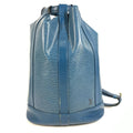 Louis Vuitton Shoulder Bag Randonnee PM Epi Leather Toledo Blue
