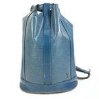 Louis Vuitton Shoulder Bag Randonnee PM Epi Leather Toledo Blue
