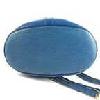 Louis Vuitton Shoulder Bag Randonnee PM Epi Leather Toledo Blue — view 5