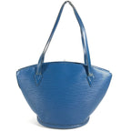Louis Vuitton Tote Saint Jacques Shopping Epi Leather Toledo Blue — view 2