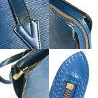 Louis Vuitton Tote Saint Jacques Shopping Epi Leather Toledo Blue — view 7