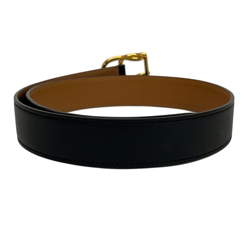 Hermes Belt 75 Salto Black Gold — view 2