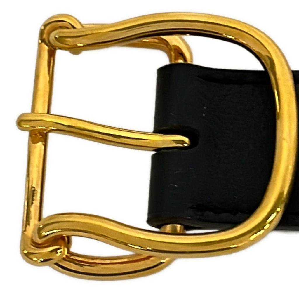 Hermes Belt 75 Salto Black Gold — view 3