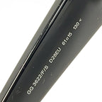 Gucci Sunglasses Micro Guccissima S Gray Black Leather Eyewear — view 5