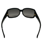 Gucci Sunglasses Micro Guccissima S Gray Black Leather Eyewear — view 3