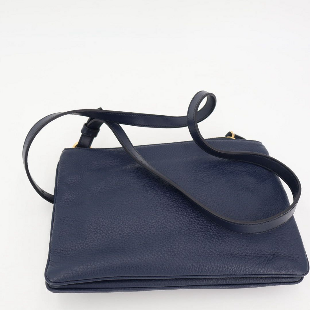 Prada Crossbody Shoulder Bag Navy — view 6