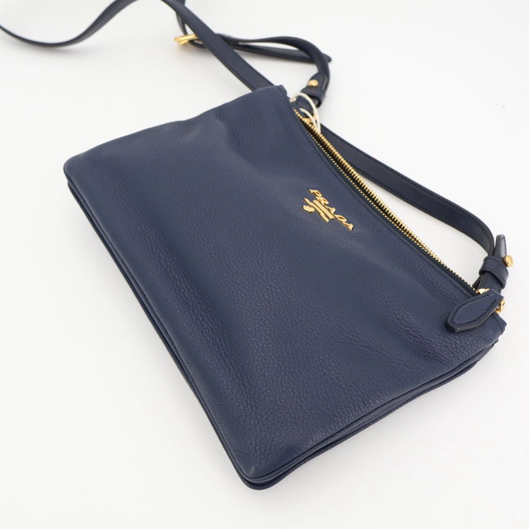 Prada Crossbody Shoulder Bag Navy — view 4