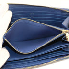 Louis Vuitton LV Takashi Murakami Zippy Wallet Zip Around Monogram Cherry Denim — view 7