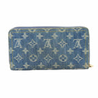 Louis Vuitton LV Takashi Murakami Zippy Wallet Zip Around Monogram Cherry Denim — view 3