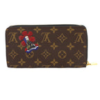 Louis Vuitton Monogram Zippy Wallet Kabuki Daruma Brown Kansai Yamamoto — view 3