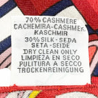 Hermes Triangle Jean Bouquets Sellier Saddlemaker's Bouquet Cashmere Silk Large — view 7