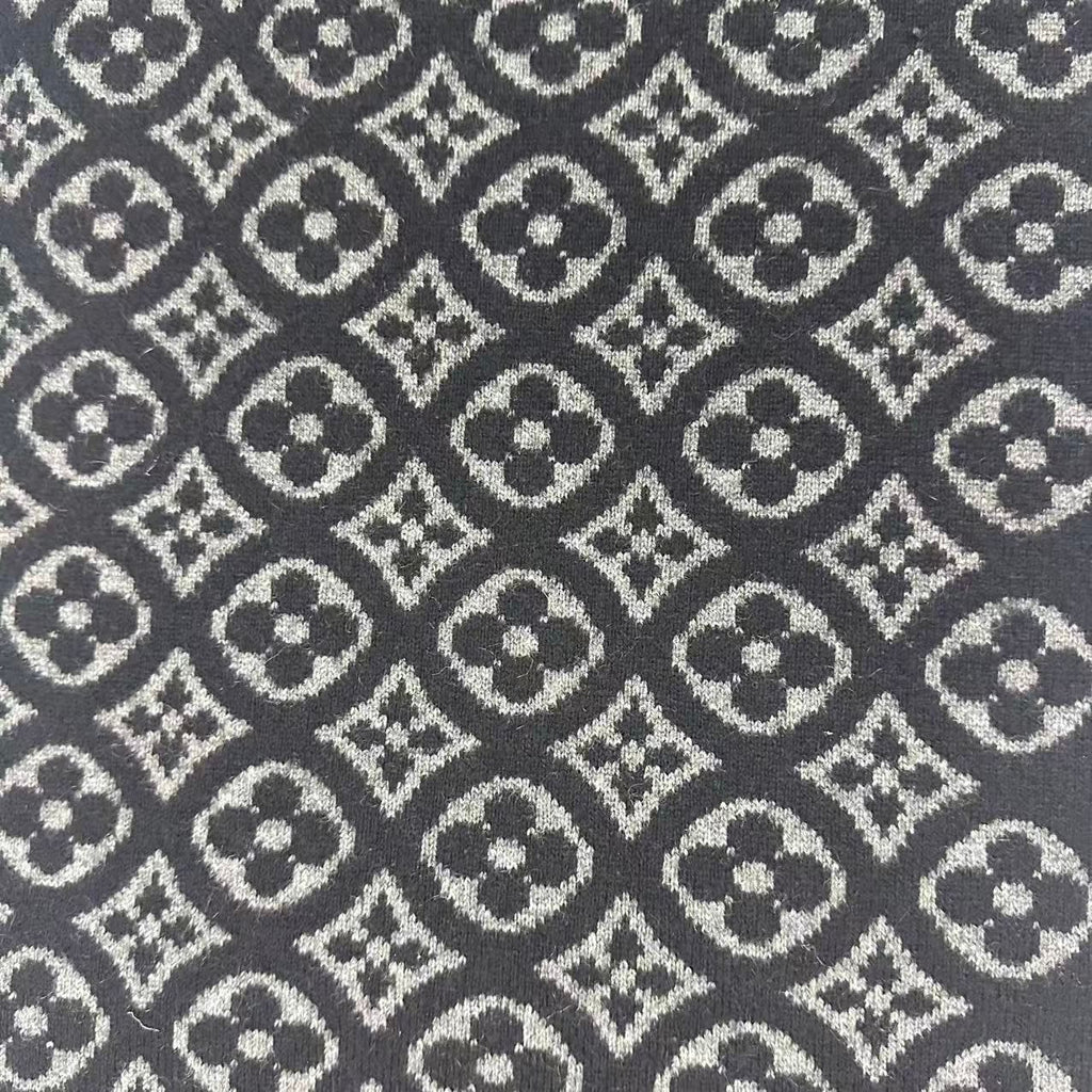 Louis Vuitton Scarf Echarpe Ski Monogram Cashmere Black — view 5