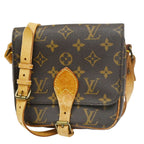 Louis Vuitton Mini Cartouchiere Shoulder Bag Monogram Leather