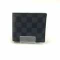 Louis Vuitton Damier Graphite Portefeuille Marco NM Bifold Wallet Black