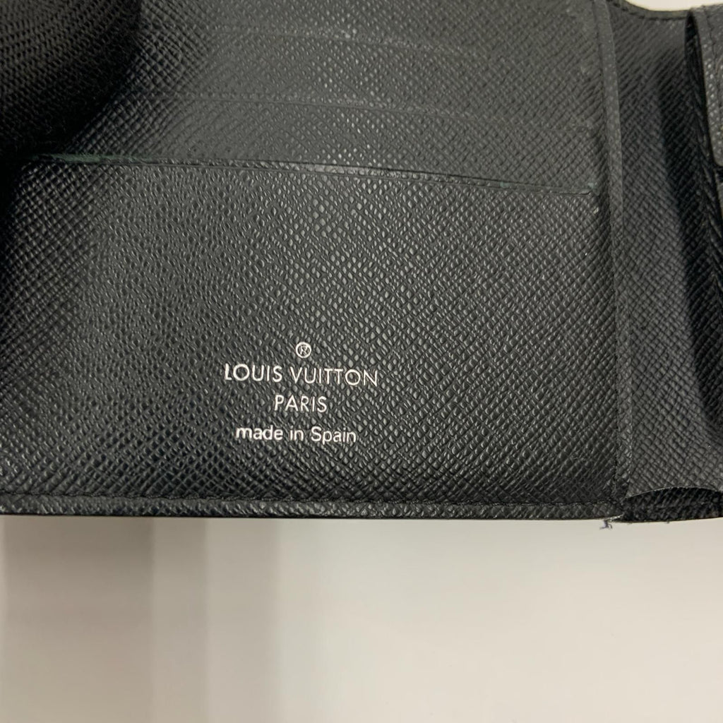 Louis Vuitton Damier Graphite Portefeuille Marco NM Bifold Wallet Black — view 8