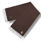 Louis Vuitton Scarf Cashmere LV Logo Brown — view 2