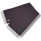 Louis Vuitton Scarf Cashmere LV Logo Brown — view 3