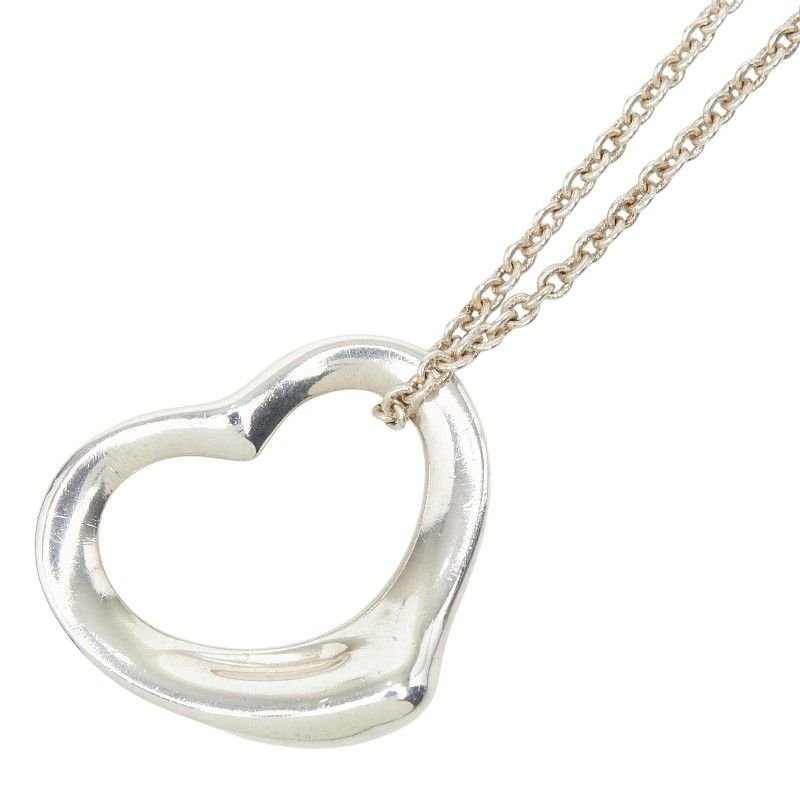 Tiffany & Co Open Heart Pendant Silver