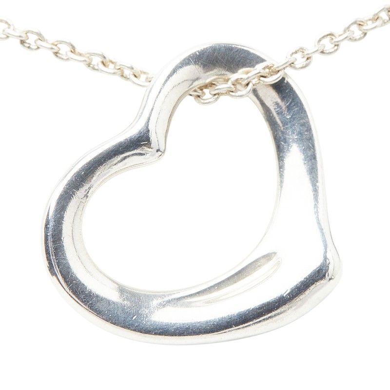 Tiffany & Co Open Heart Pendant Silver — view 2