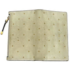 Dior Bifold Wallet Beige Star Pattern Leather — view 4