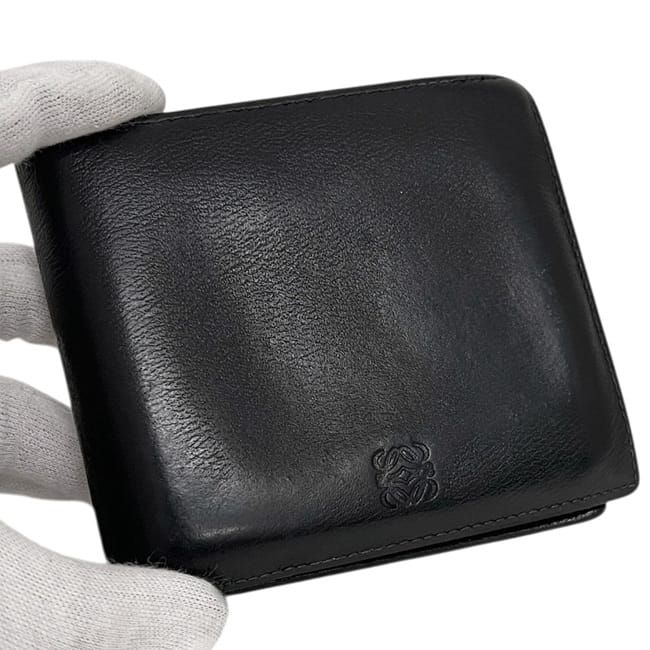 Loewe Bifold Wallet Black Anagram Leather — view 9