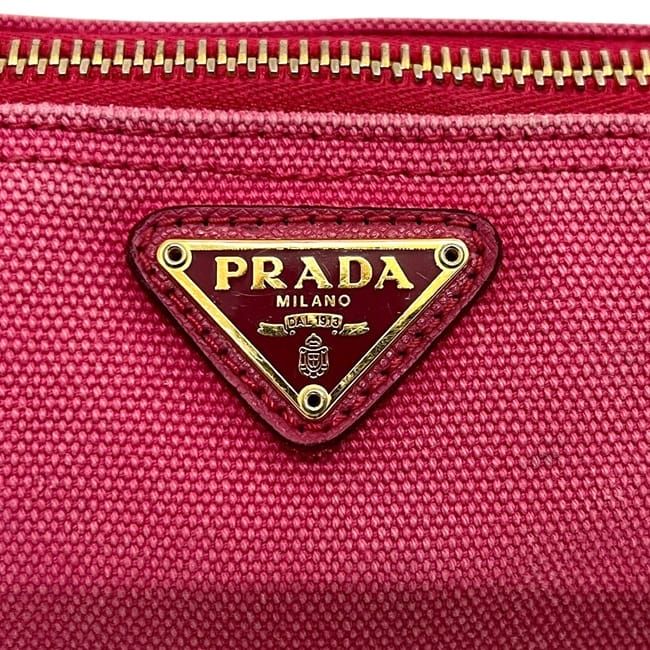 Prada Pouch Pink Case Canvas 42 — view 6
