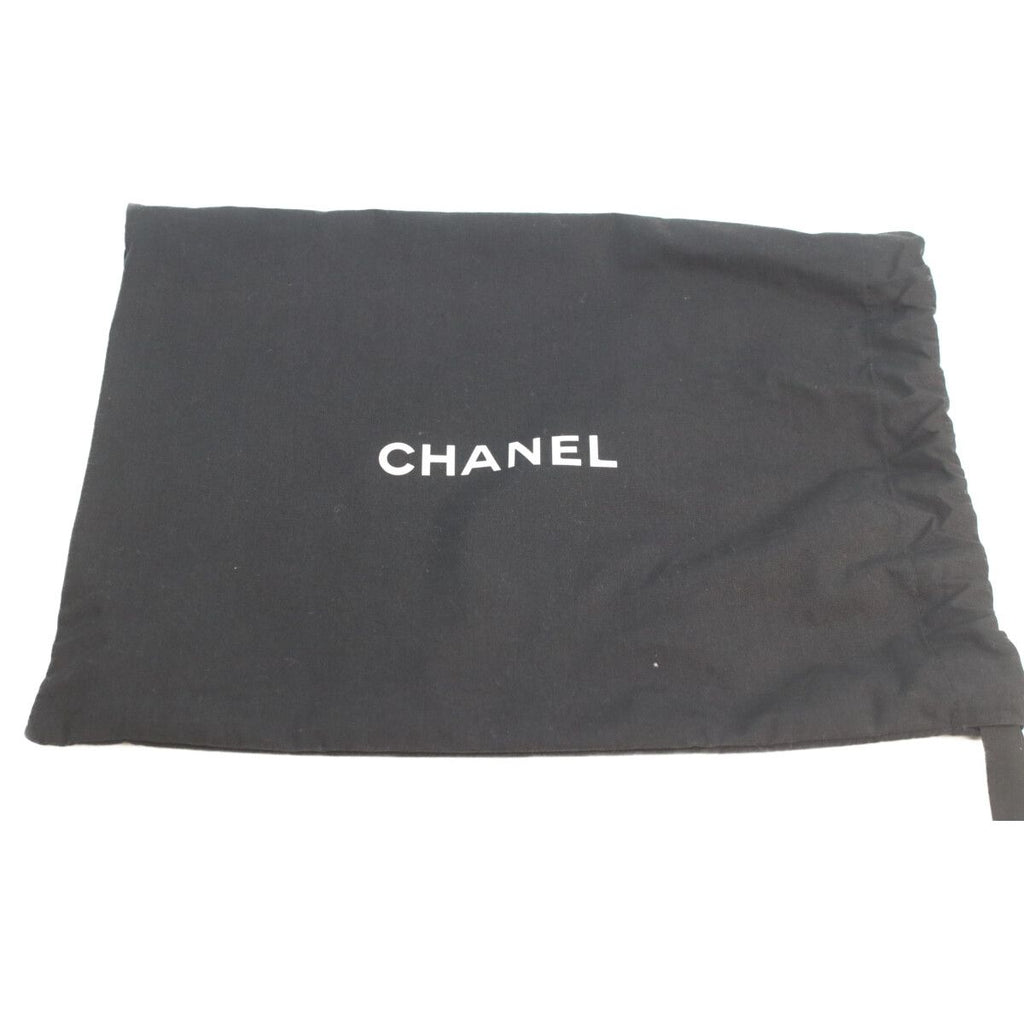 Chanel Black Shiny Calf 22 Mini Pearl Chain Shoulder — view 9