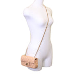 Chanel Apricot Beige Mini Quilted 17 Shoulder — view 9