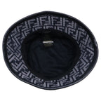 Fendi Zucca Pattern FF Logo Denim Bucket — view 6