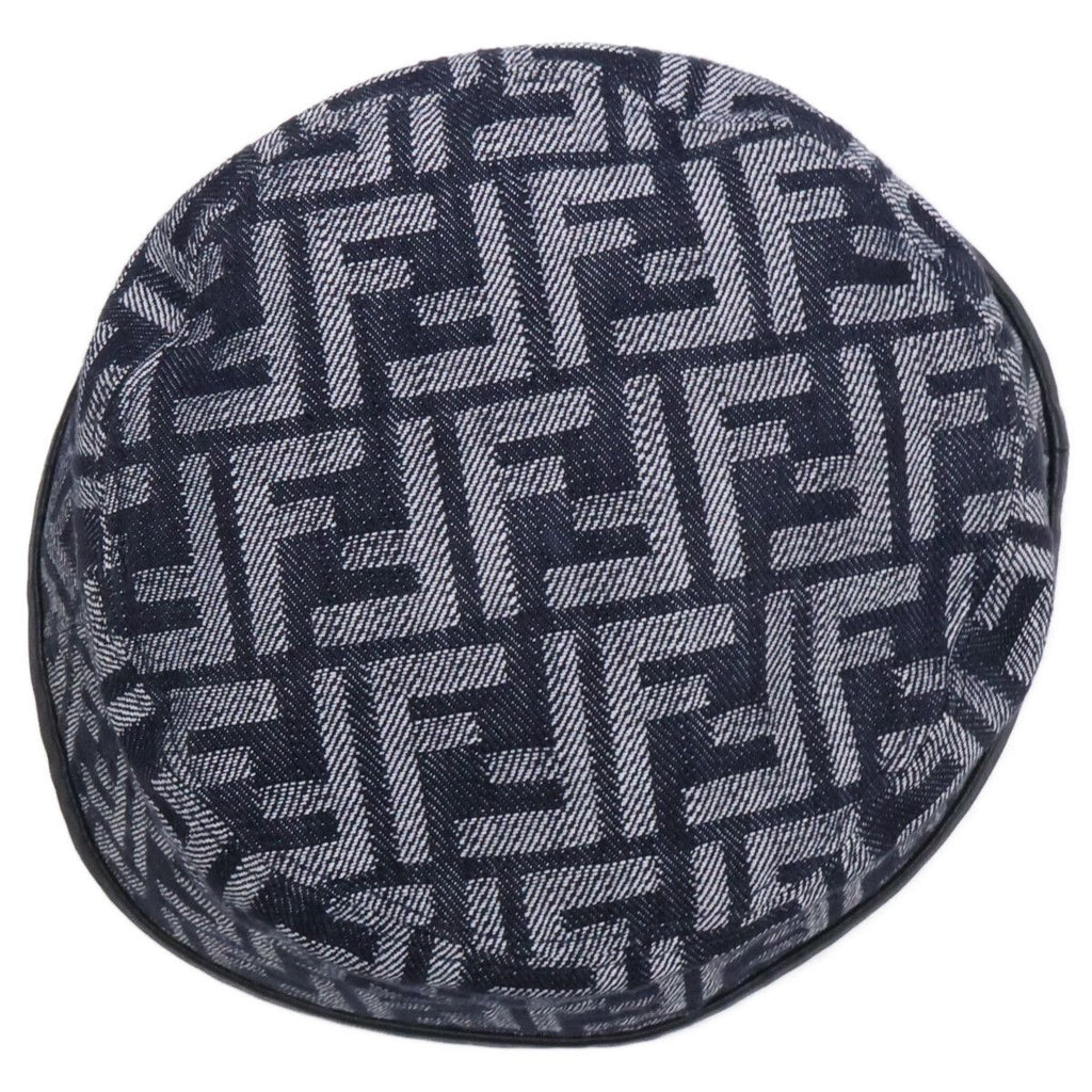 Fendi Zucca Pattern FF Logo Denim Bucket — view 5