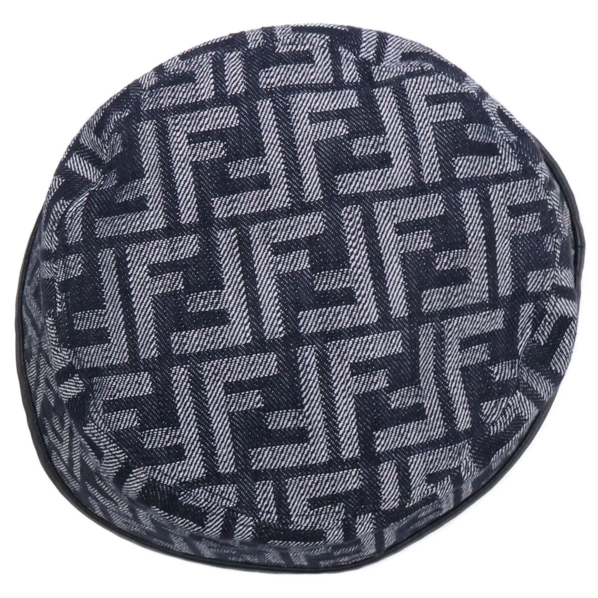 Fendi Zucca Pattern FF Logo Denim Bucket — view 5