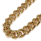 Saint Laurent Paris Gold Cab Chain Necklace — view 2