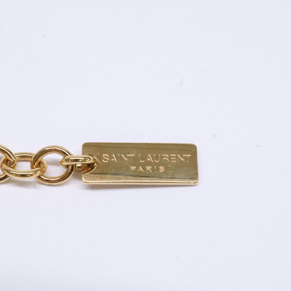 Saint Laurent Paris Gold Cab Chain Necklace — view 5