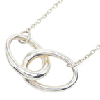 Tiffany & Co Elsa Peretti Double Loop Pendant Silver