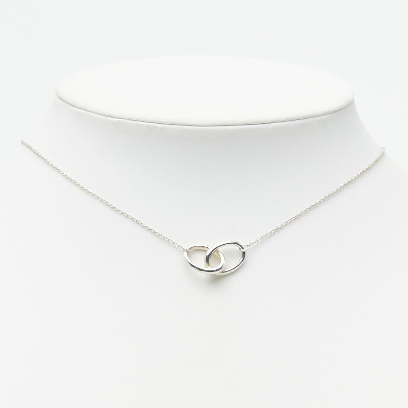 Tiffany & Co Elsa Peretti Double Loop Pendant Silver — view 9