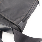 Prada Shoulder Bag Crossbody Nylon Leather Nero Black Silver — view 8